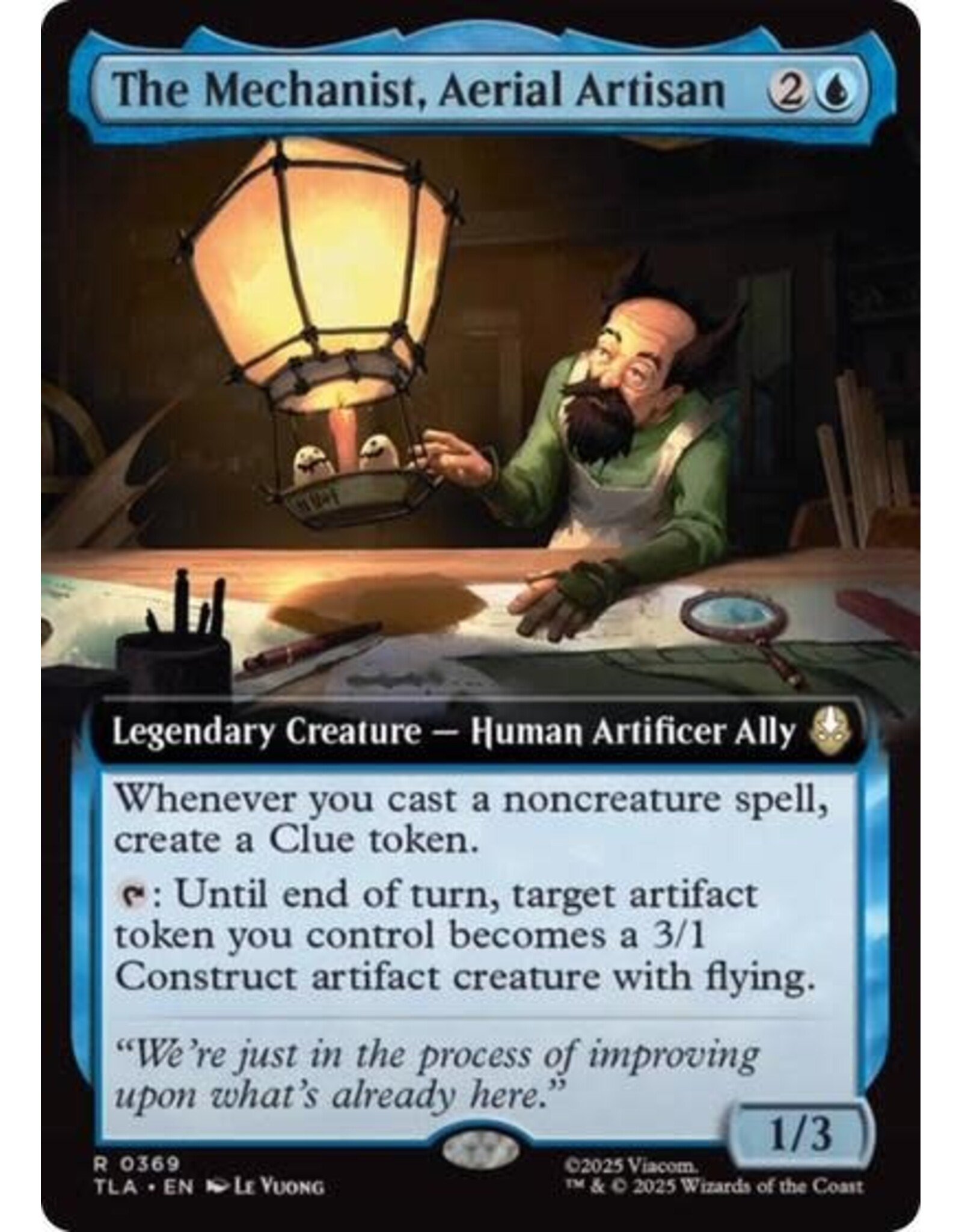 The Mechanist, Aerial Artisan (Extended Art) - 369 (Foil, R)