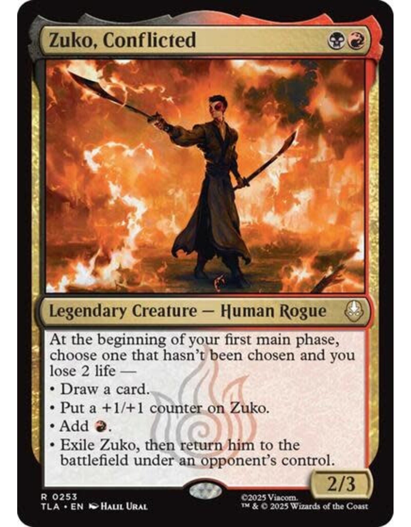 Zuko, Conflicted - 253 (Foil, R)