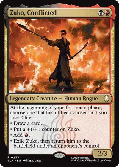 Zuko, Conflicted - 253 (Foil, R)