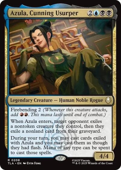 Azula, Cunning Usurper - 208 (Foil, R)