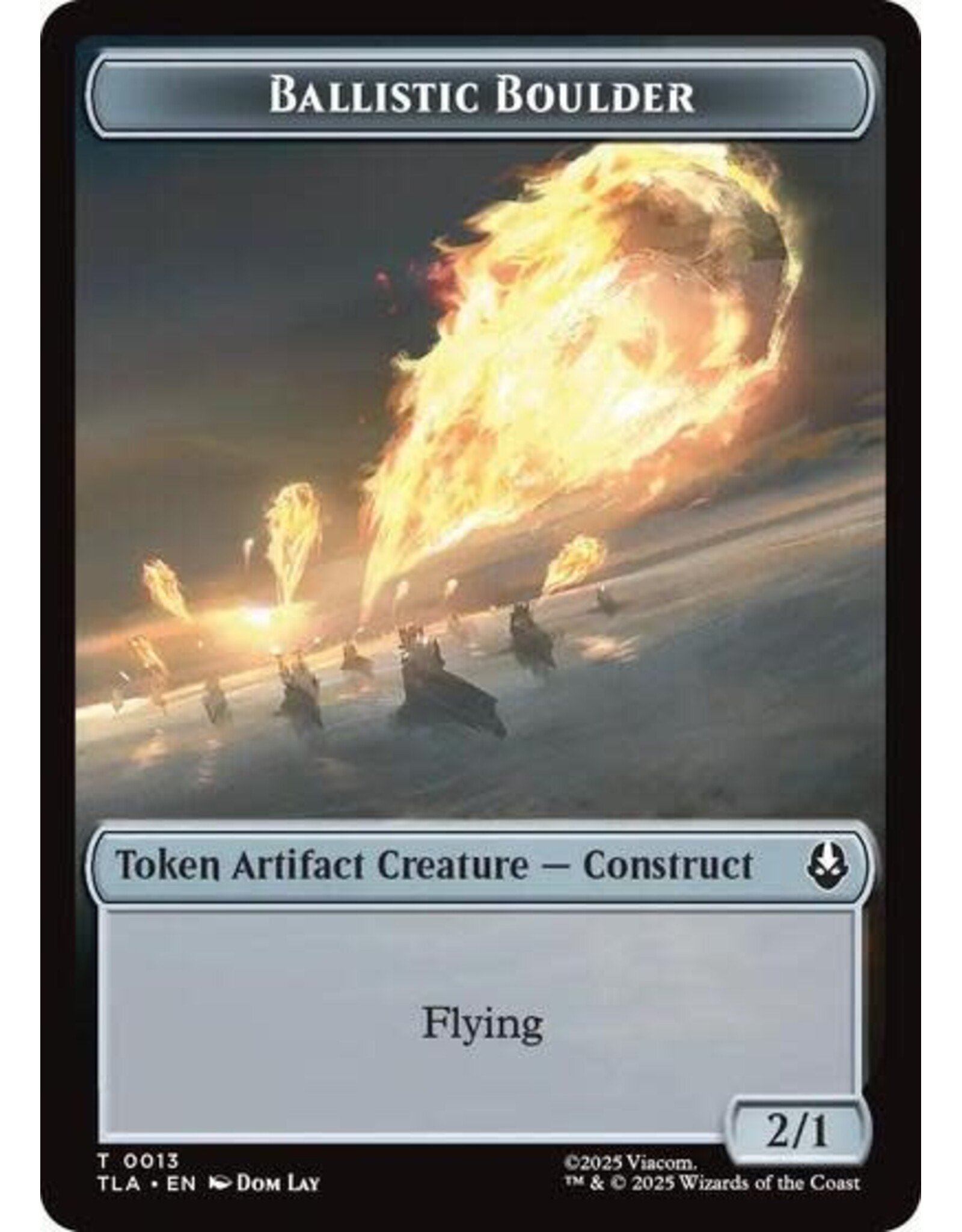 Ballistic Boulder // Soldier (0011) Double-Sided Token - 13 // 11 (Foil, T)