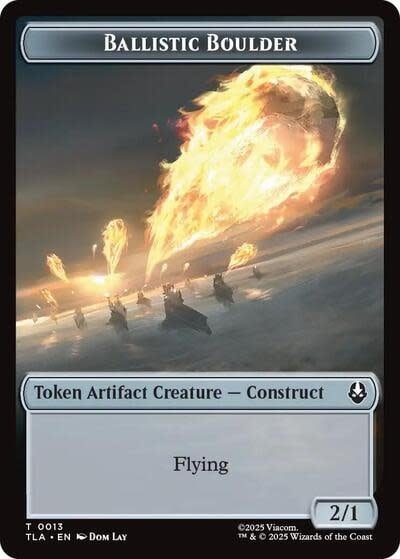 Ballistic Boulder // Soldier (0011) Double-Sided Token - 13 // 11 (Foil, T)