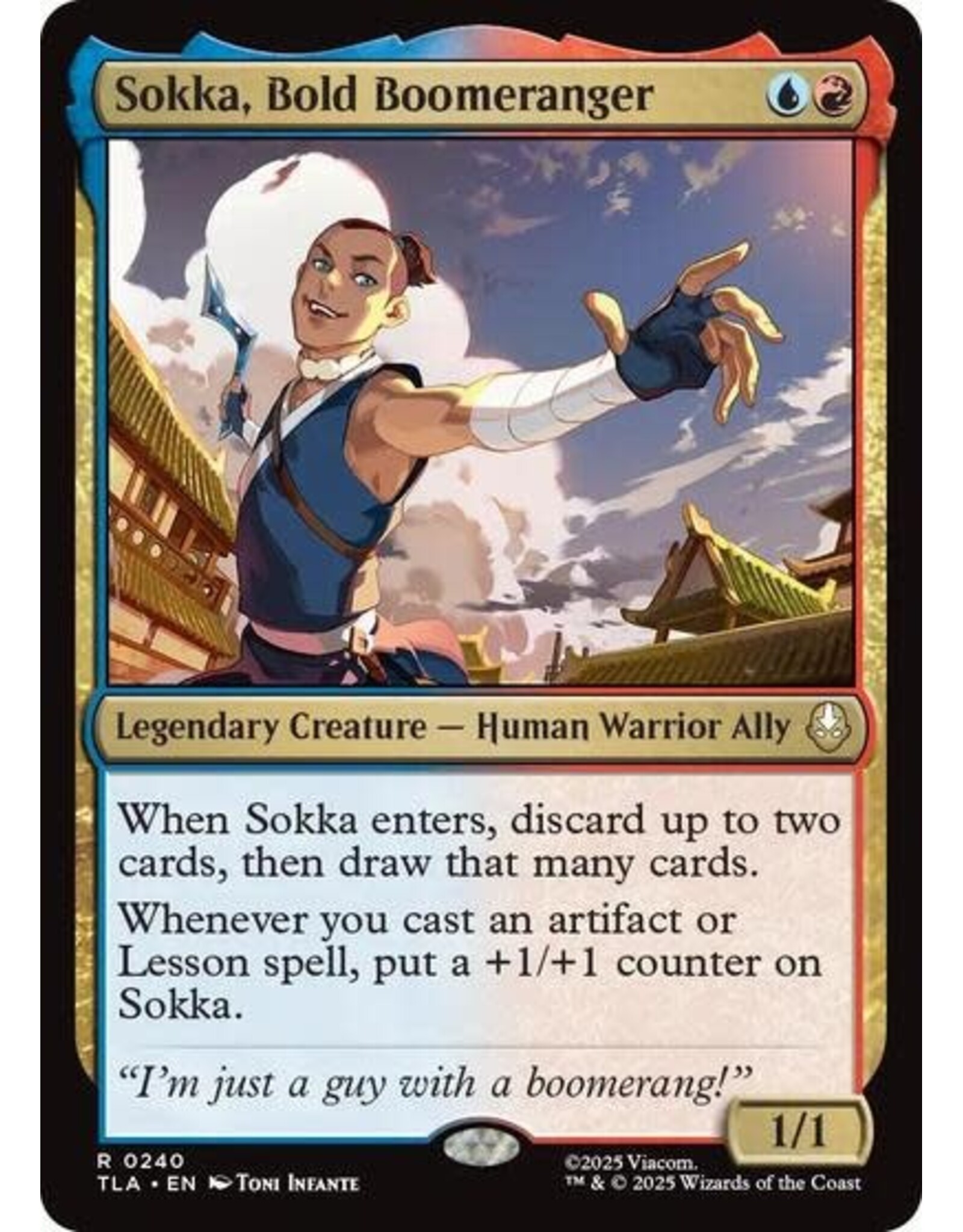 Sokka, Bold Boomeranger - 240 (Foil, R)