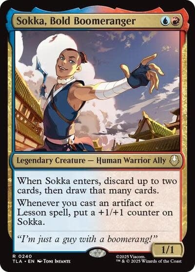 Sokka, Bold Boomeranger - 240 (Foil, R)