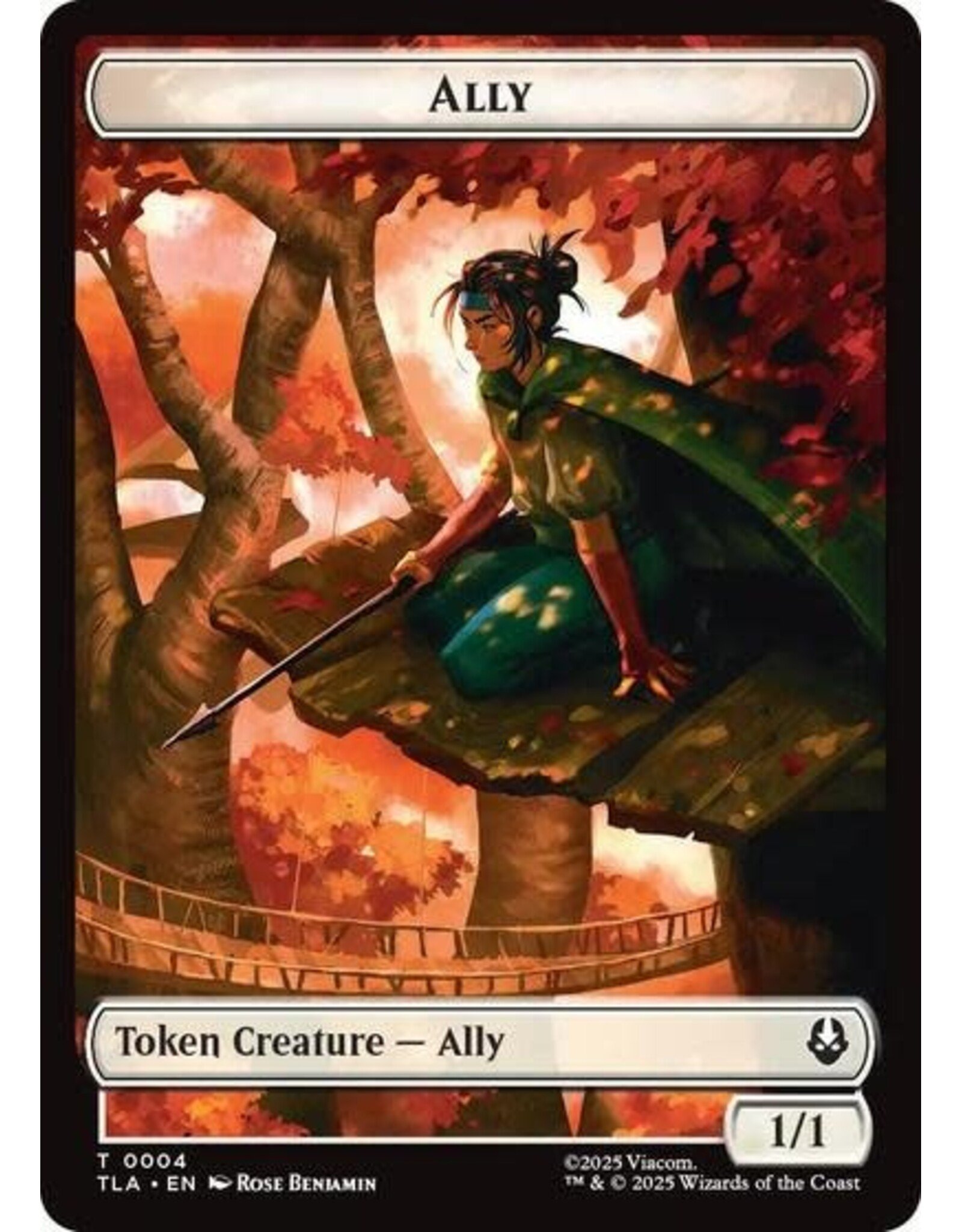 Ally (0004) // Clue (0015) Double-Sided Token - 4 // 15 (Foil, T)
