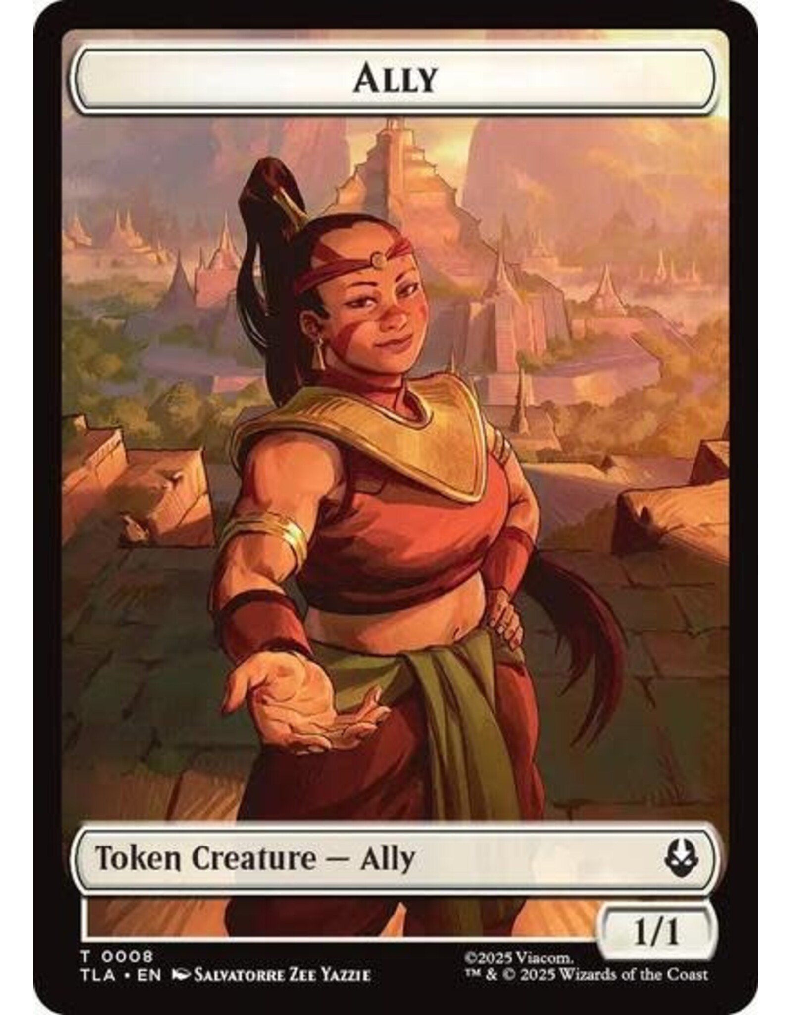 Ally (0008) // Clue (0016) Double-Sided Token - 8 // 16 (Foil, T)