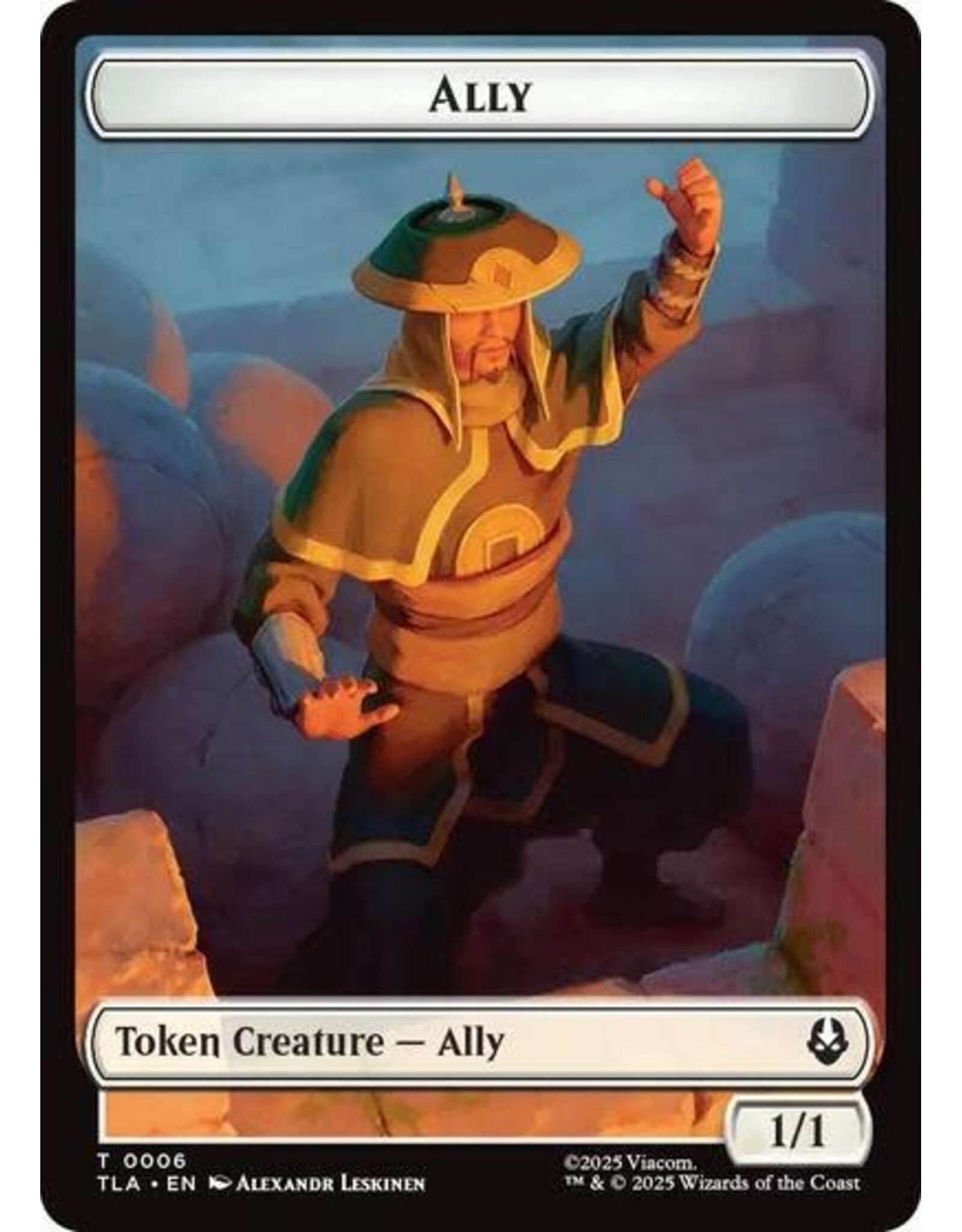 Ally (0006) // Clue (0017) Double-Sided Token - 6 // 17 (Foil, T)