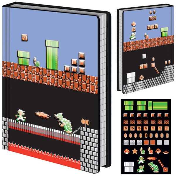 Pyramid America Super Mario Bros - Builder Level Premium Journal