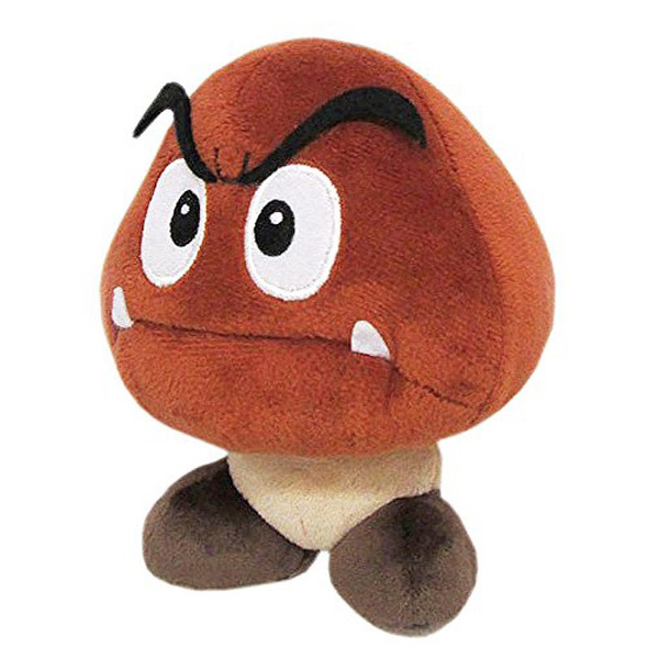 Little Buddy Super Mario Bros - Goomba - 6" Plush
