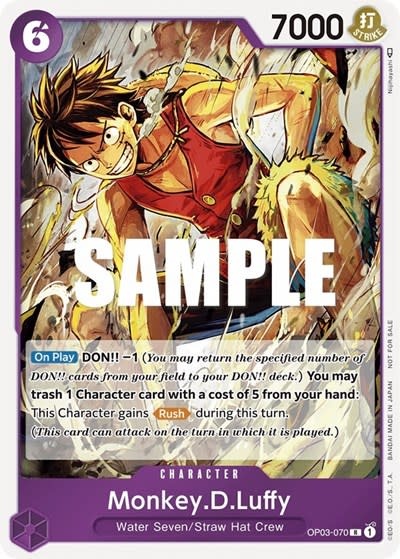 Monkey.D.Luffy (Dash Pack) - OP03-070 (Foil, R)