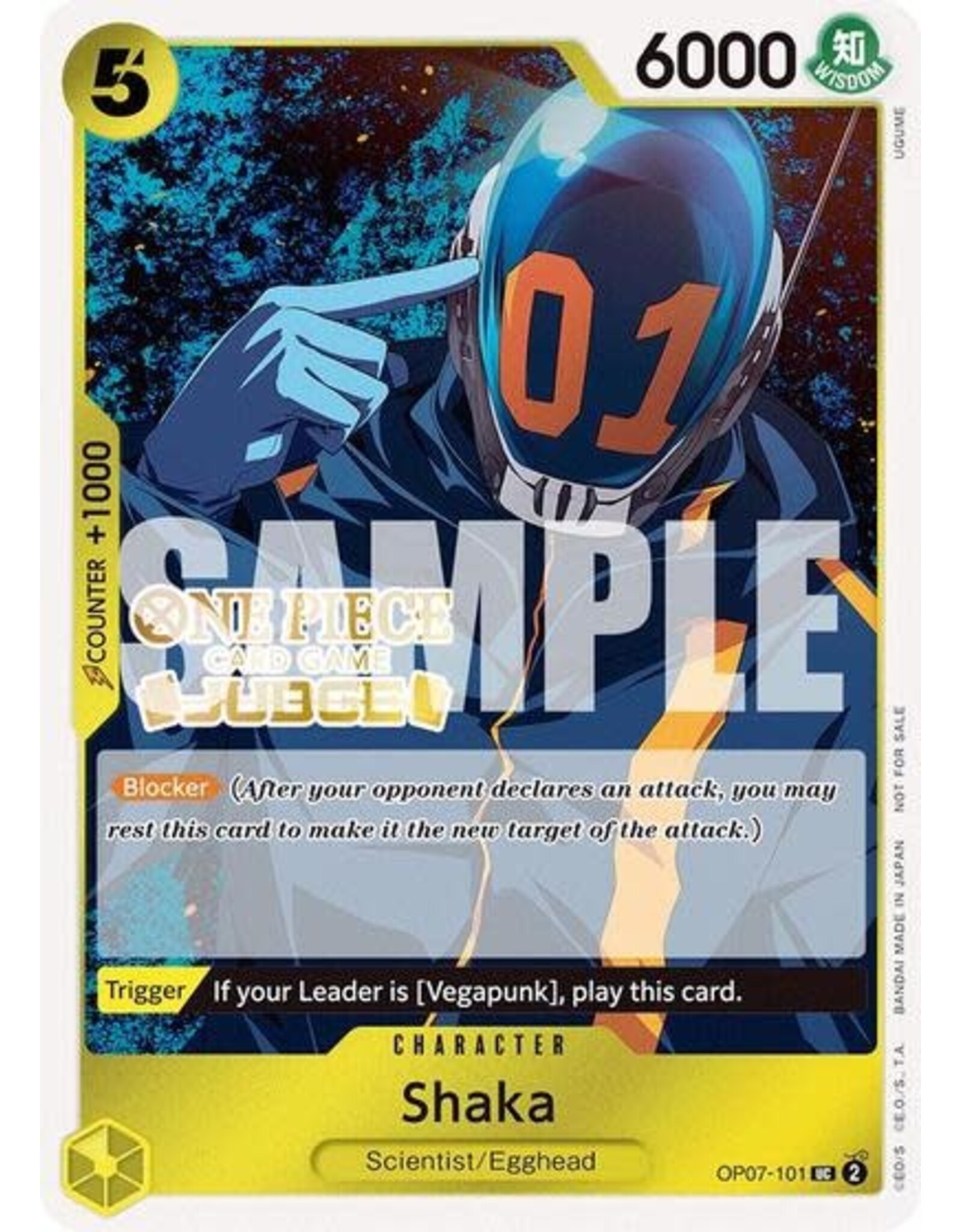 Shaka (Judge Pack Vol. 5) (Promo) - OP07-101 (Foil, UC)
