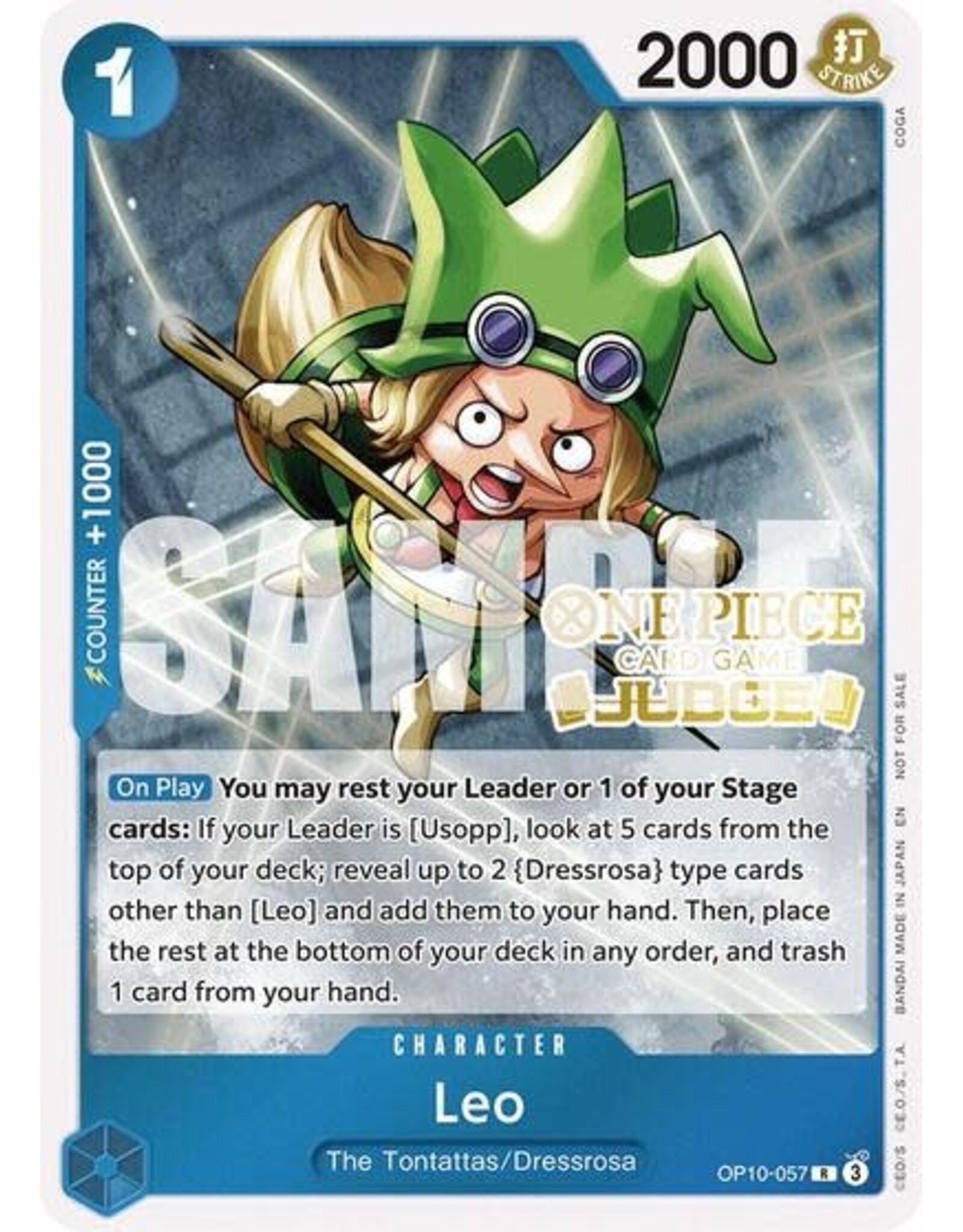 Leo (Judge Pack Vol. 6) (Promo) - OP10-057 (Foil, R)