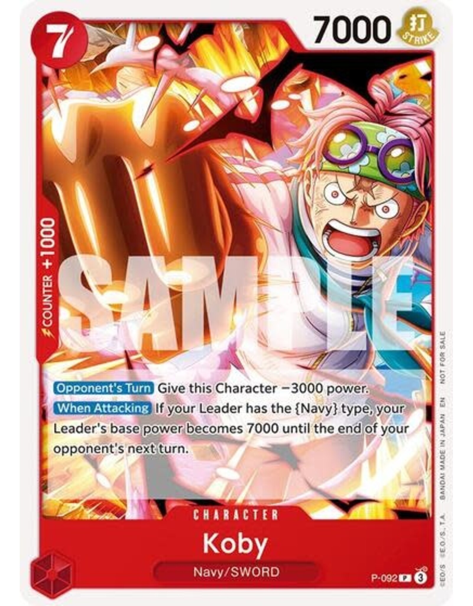 Koby (OP12 Release Event) (Release Event) (Promo) - P-092 (Normal, PR)