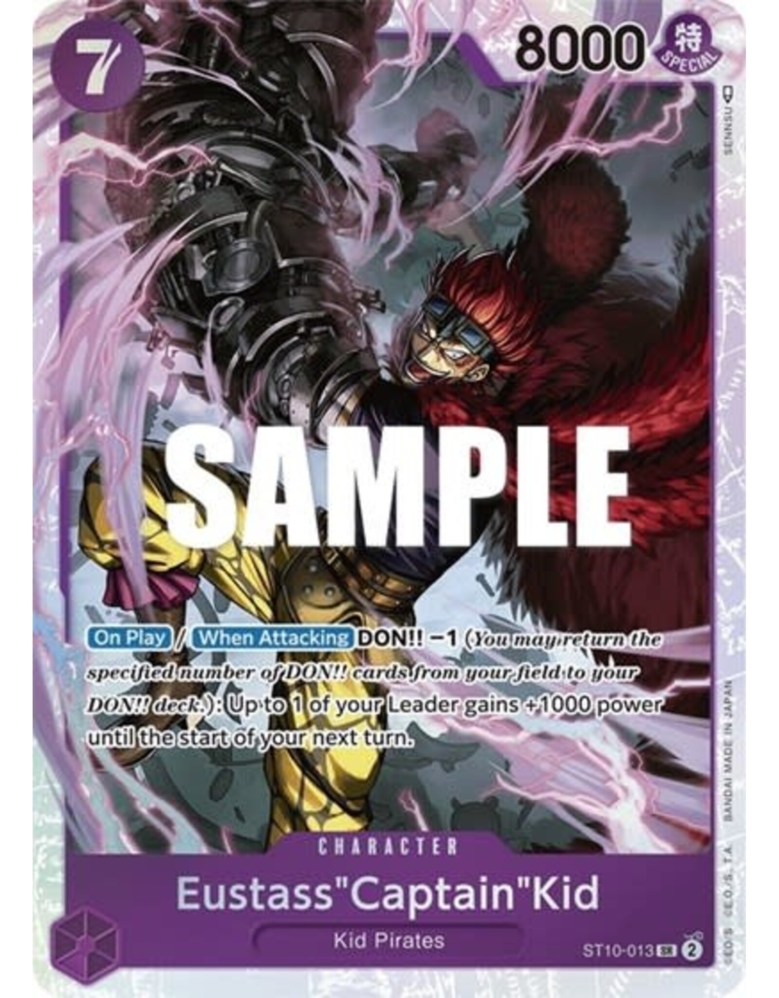 Eustass"Captain"Kid (013) - ST10-013 (Foil, SR)