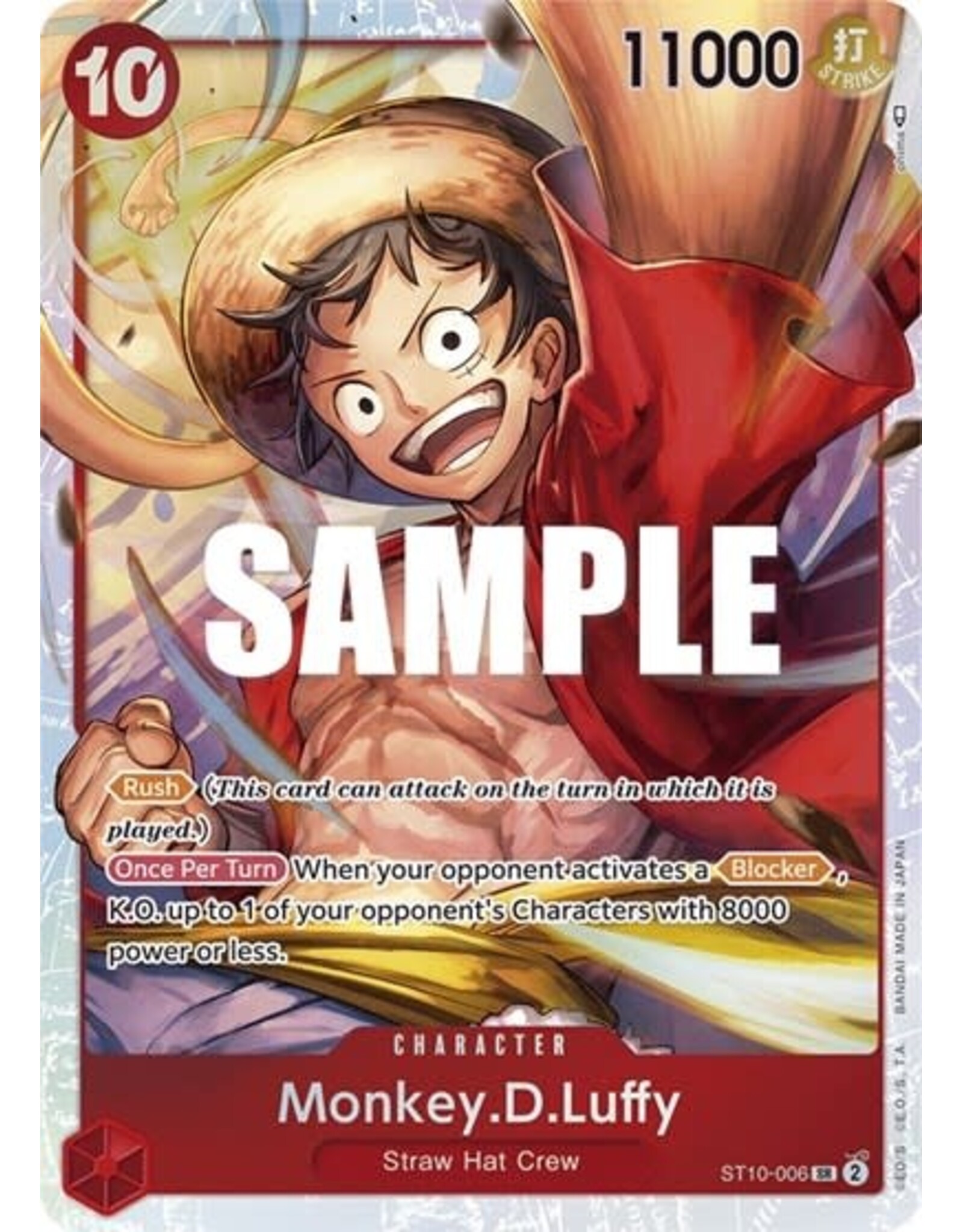 Monkey.D.Luffy (006) - ST10-006 (Foil, SR)
