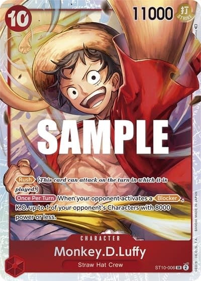 Monkey.D.Luffy (006) - ST10-006 (Foil, SR)