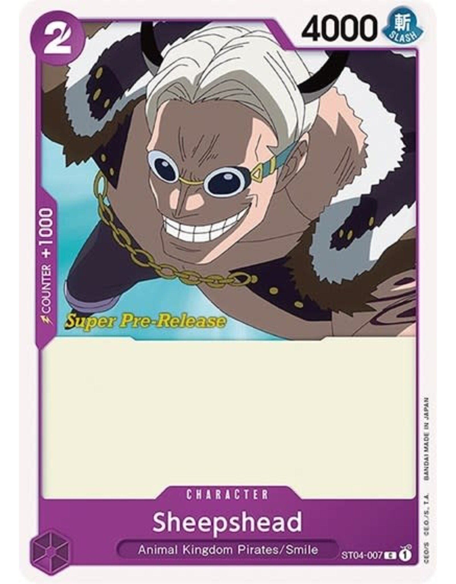 Sheepshead (Pre-Release Event) - ST04-007 (Normal, C)