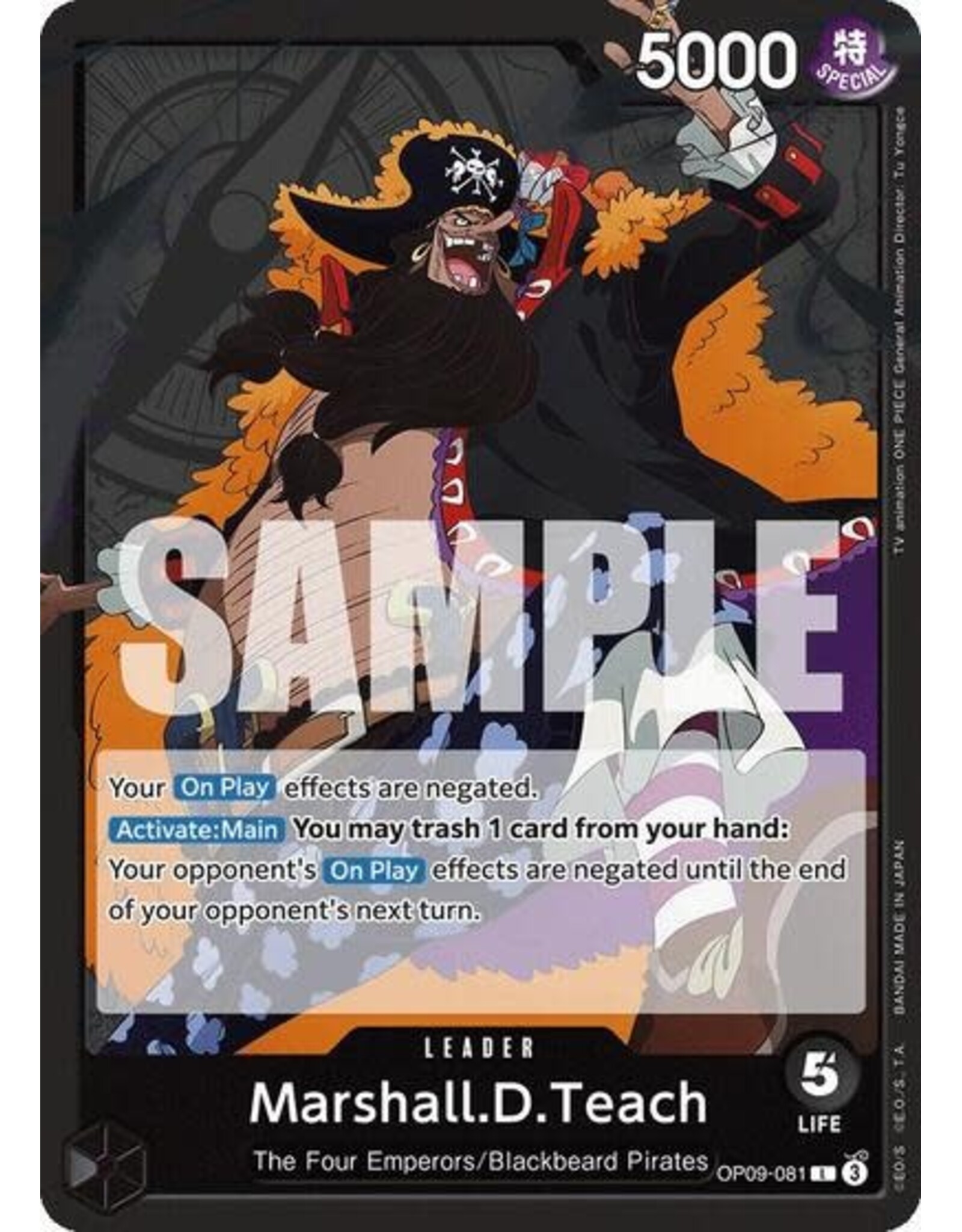 Marshall.D.Teach (081) - OP09-081 (Normal, L)
