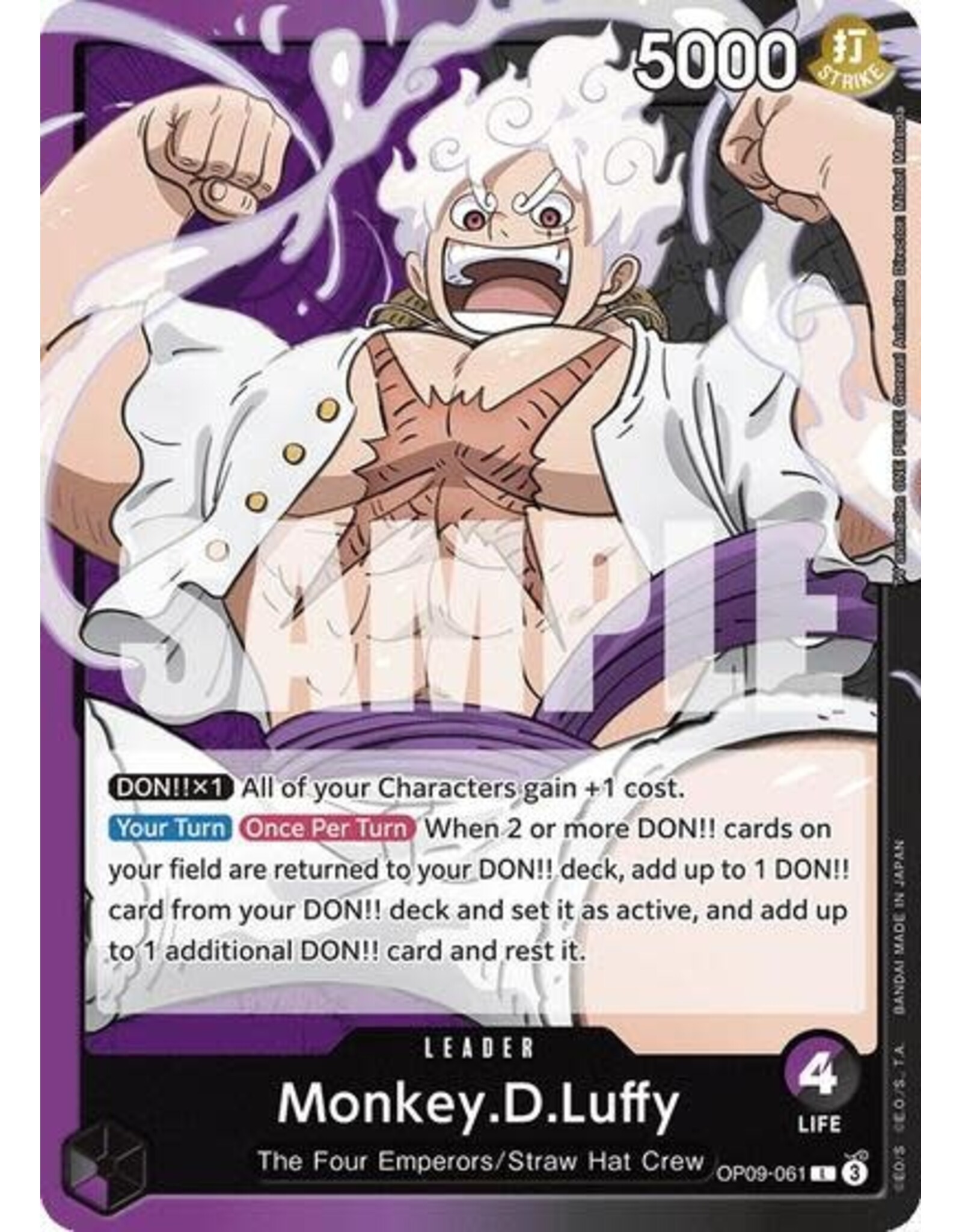 Monkey.D.Luffy (061) - OP09-061 (Normal, L)