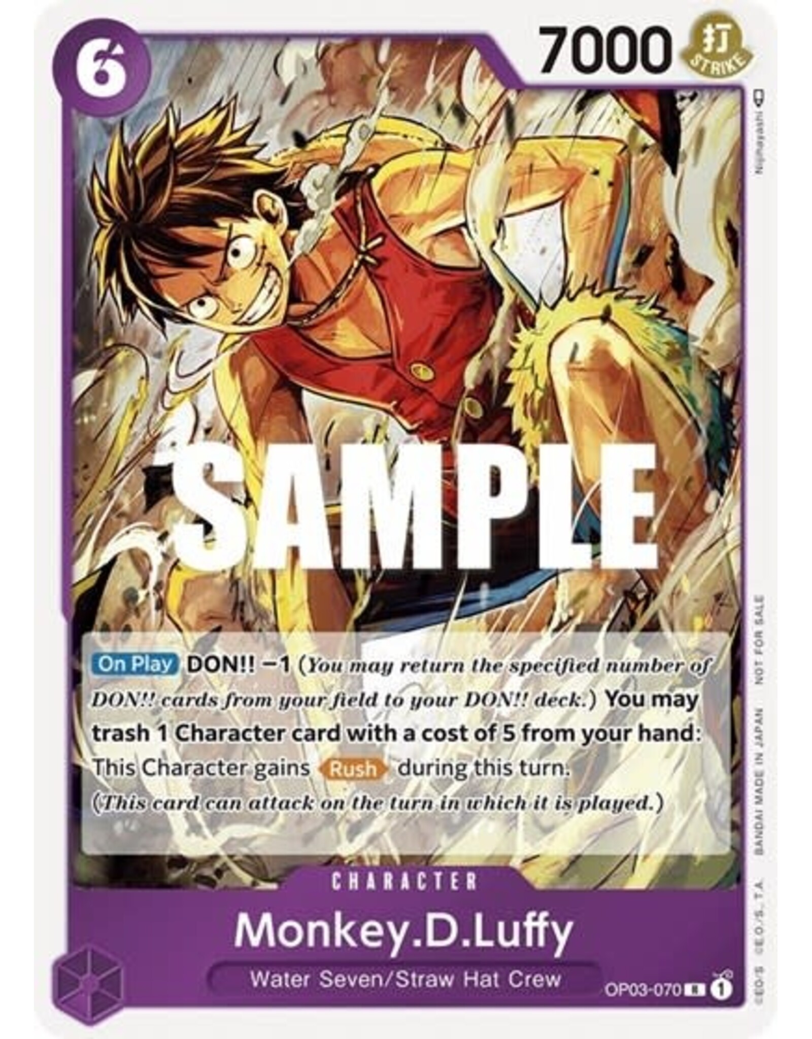 Monkey.D.Luffy (Dash Pack) - OP03-070 (Foil, R)