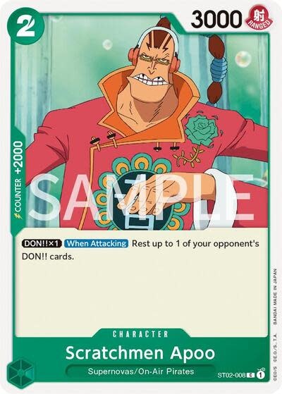 Scratchmen Apoo - ST02-008 (Normal, C) (OPRP)
