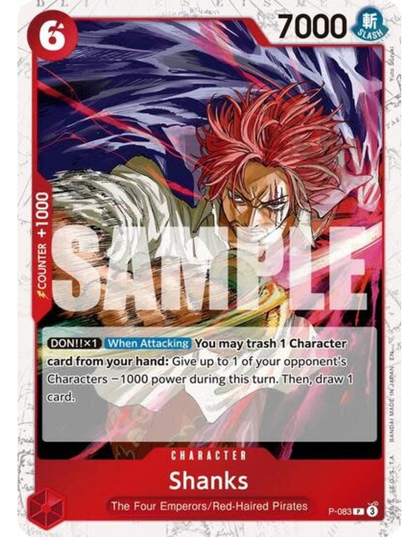 Shanks - P-083 (Pirate Foil) (Foil, PR)