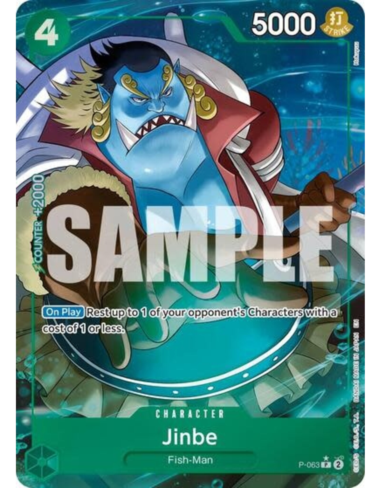 Jinbe - P-063 (Alternate Art) (Foil, PR)