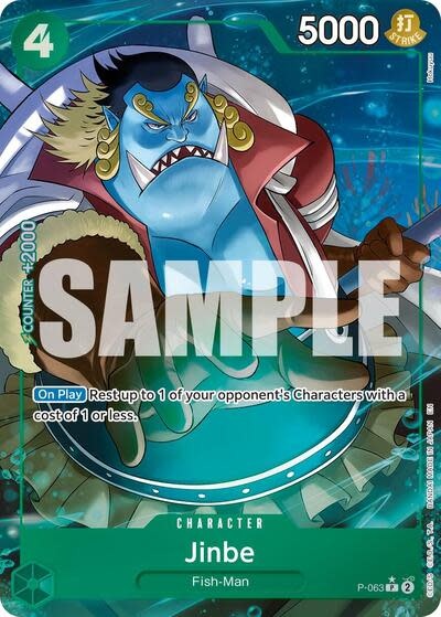 Jinbe - P-063 (Alternate Art) (Foil, PR)