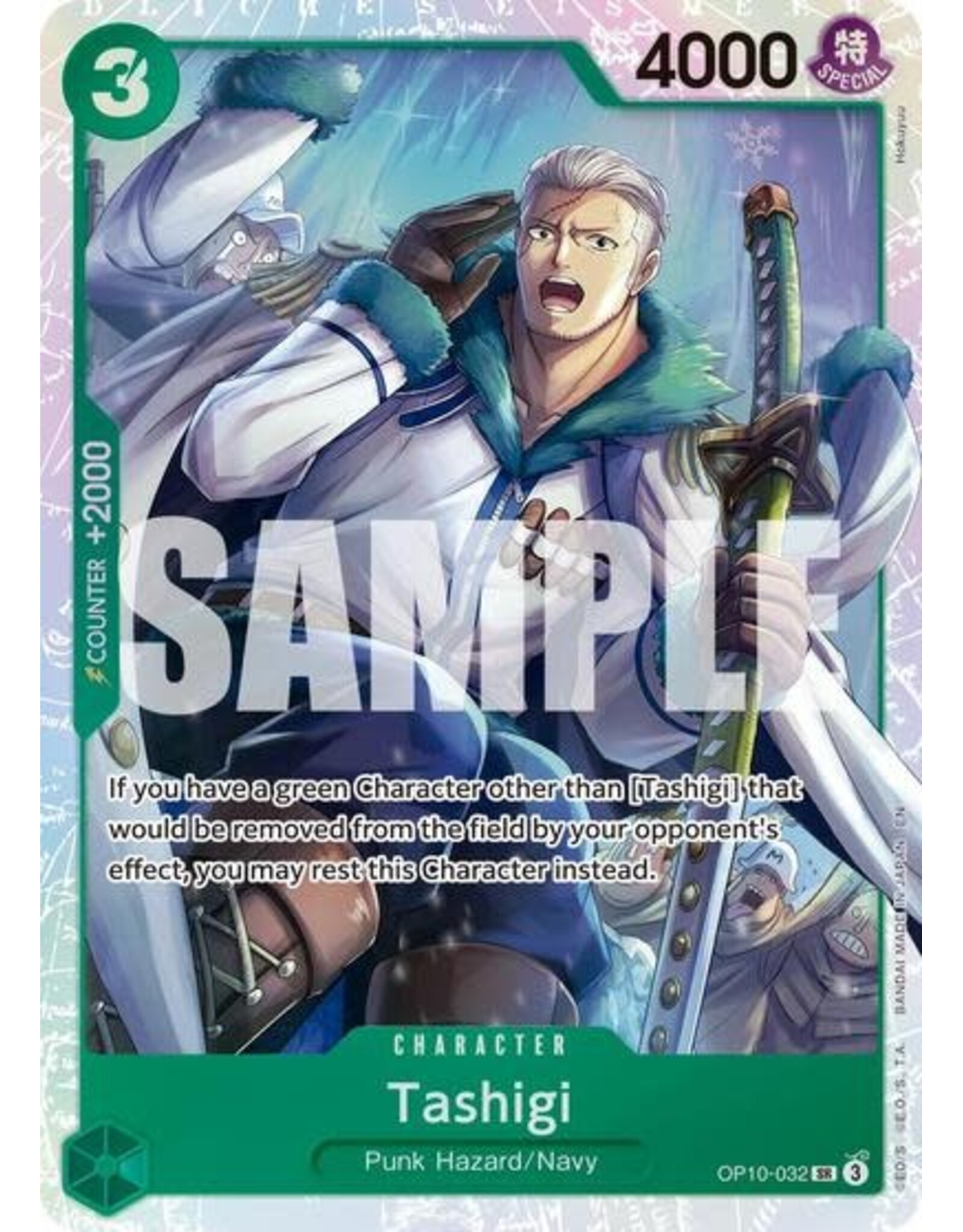 Tashigi (Reprint) - OP10-032 (Foil, SR)