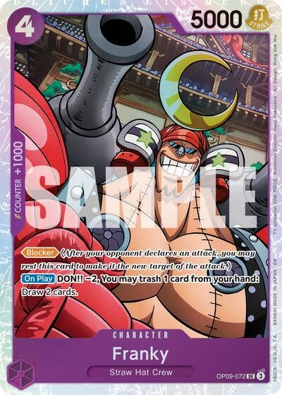 Franky - OP09-072 (Reprint) (Foil, SR)