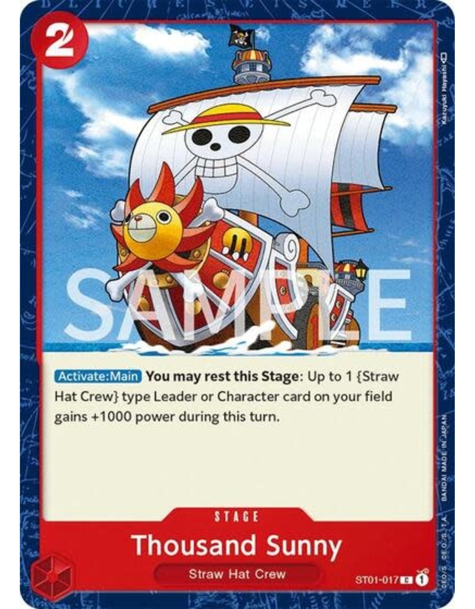 Thousand Sunny - ST01-017 (Normal, C) (Revision Pack)