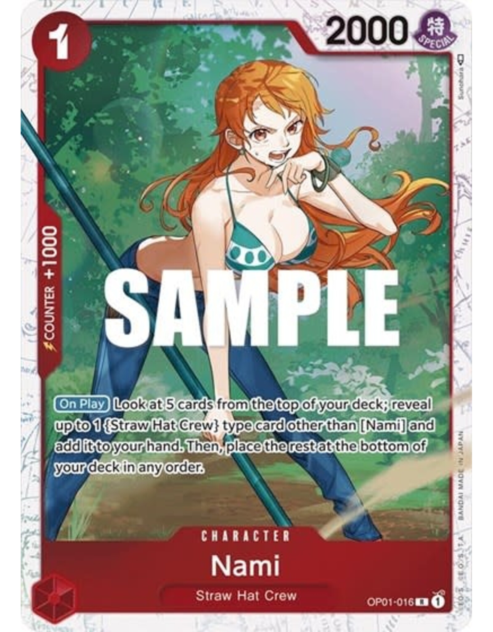 Nami - OP01-016 (Ultra Deck: The Three Captains) (Foil, R)