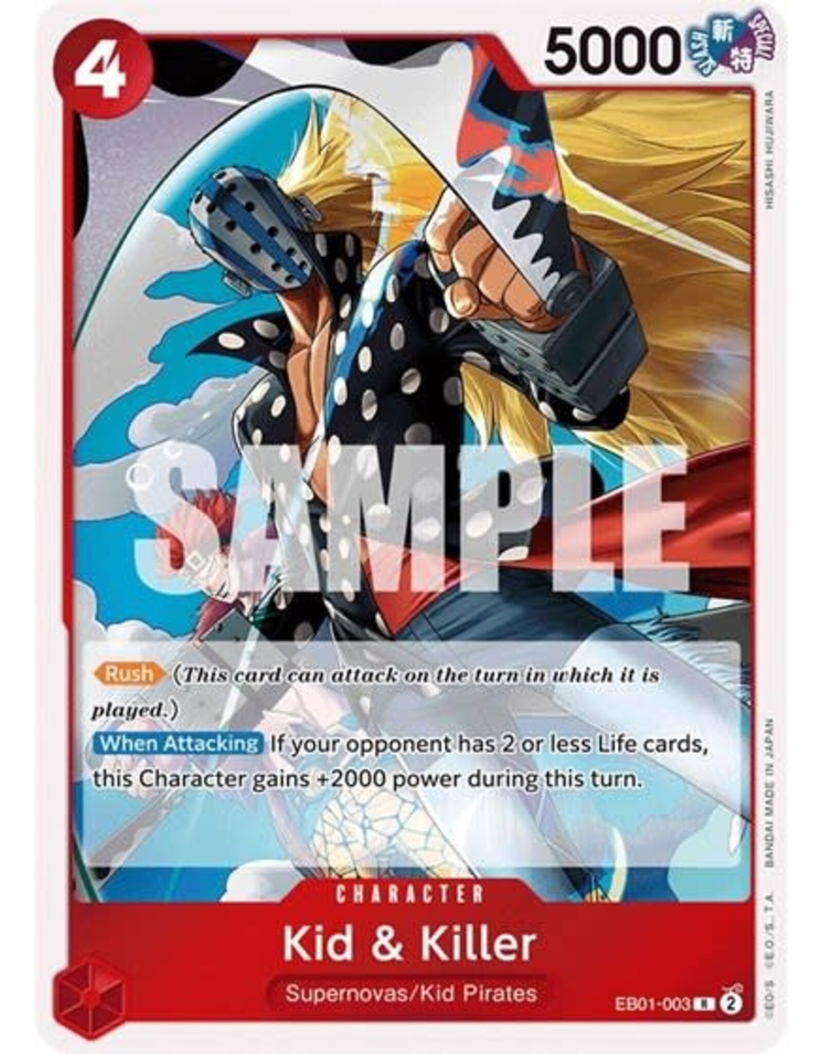 Kid & Killer - EB01-003 (Foil, R)