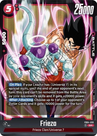 Frieza - FB04-018 (Holofoil, Super Rare)