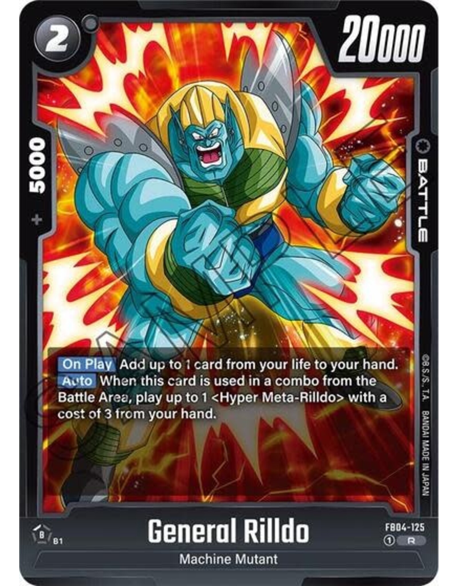 General Rilldo - FB04-125 (Holofoil, Rare)