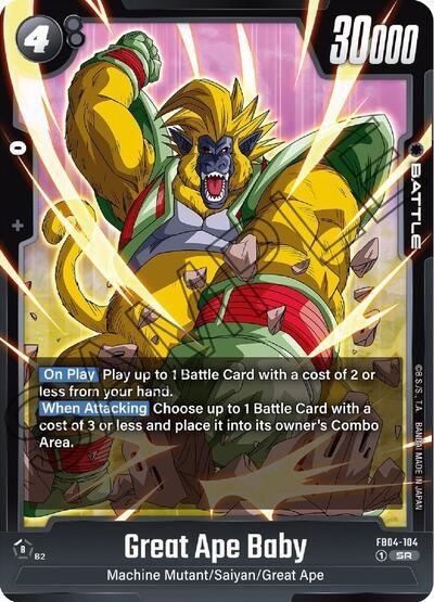 Great Ape Baby - FB04-104 (Holofoil, Super Rare)