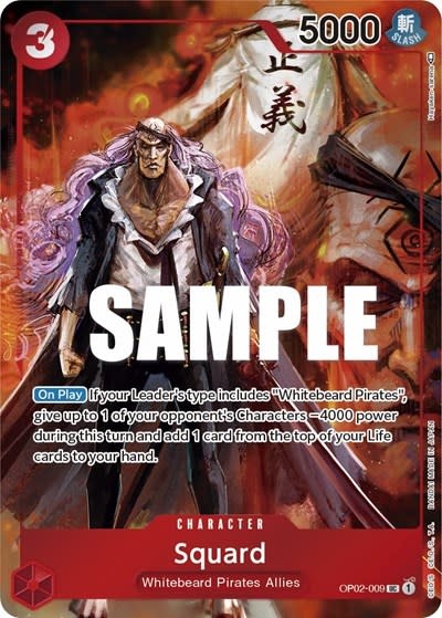 Squard (Box Topper) - OP02-009 (Foil, UC)