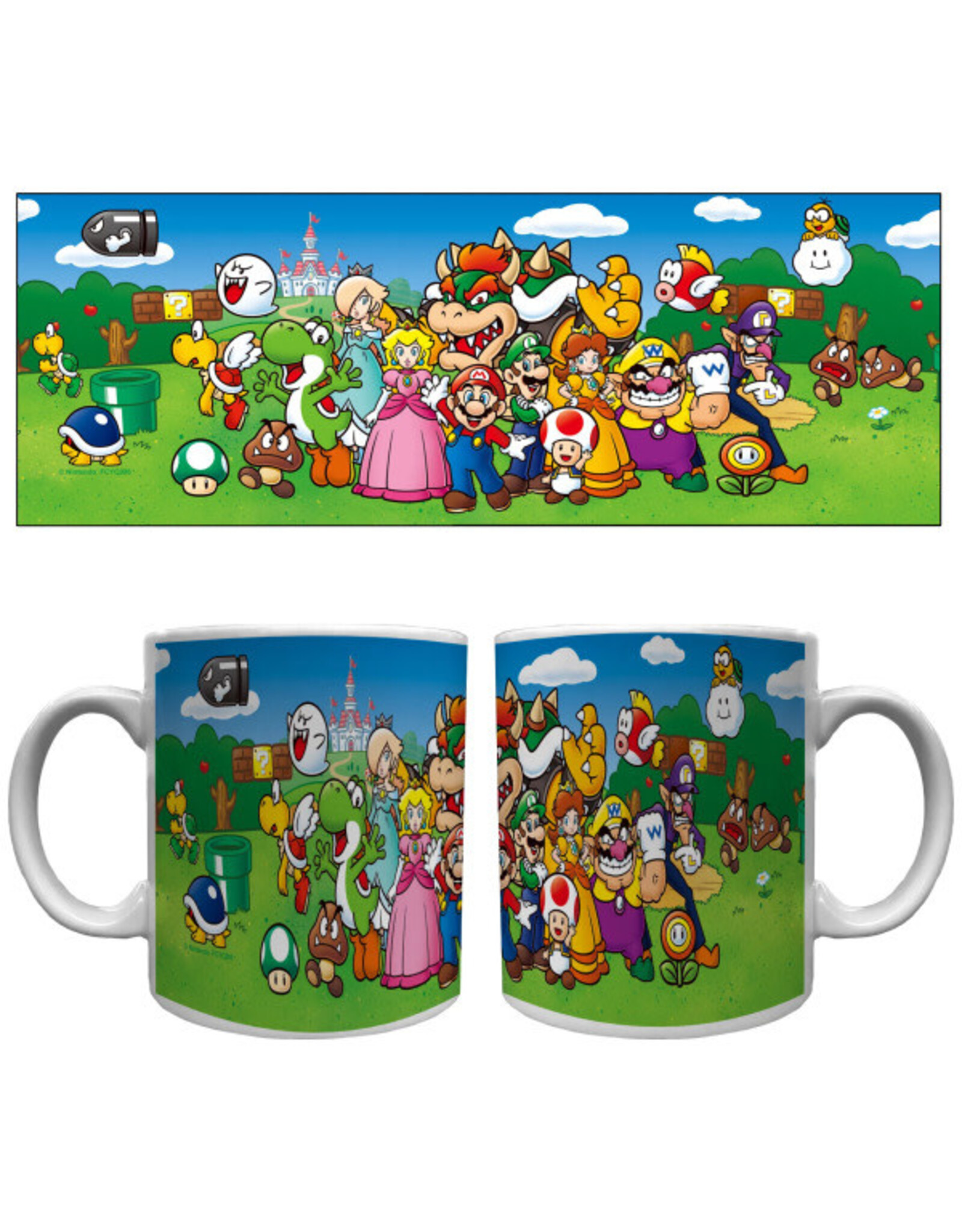 Pyramid America Super Mario Bros -  Character Group Animated - 20 Oz Ceramic Mug