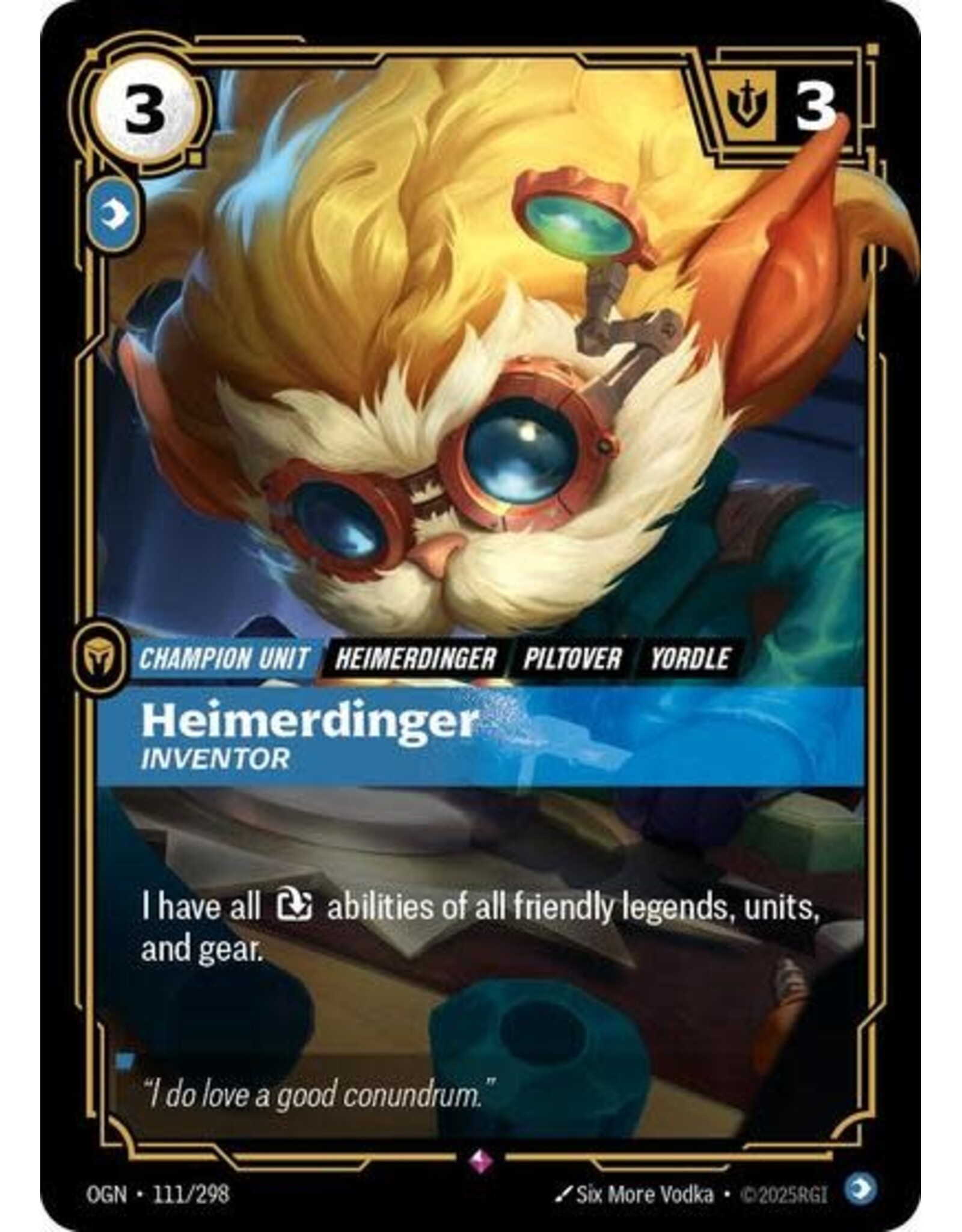 Heimerdinger - Inventor - 111/298 (Foil, Rare)
