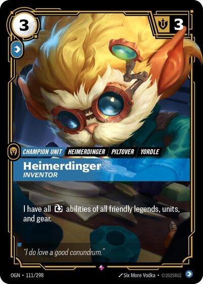 Heimerdinger - Inventor - 111/298 (Foil, Rare)