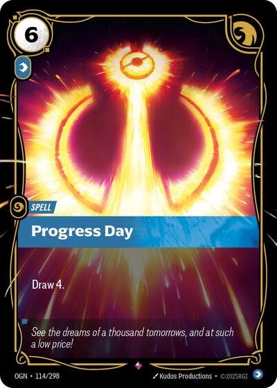 Progress Day - 114/298 (Foil, Rare)