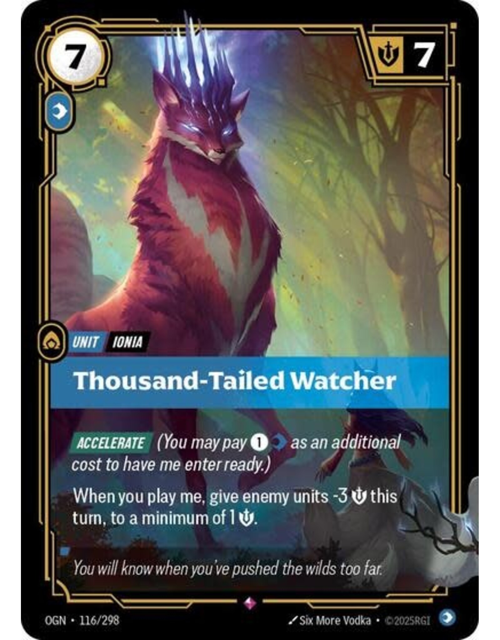 Thousand-Tailed Watcher - 116/298 (Foil, Rare)