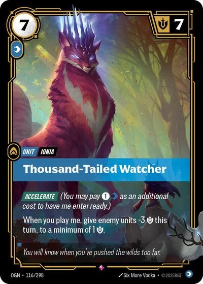 Thousand-Tailed Watcher - 116/298 (Foil, Rare)