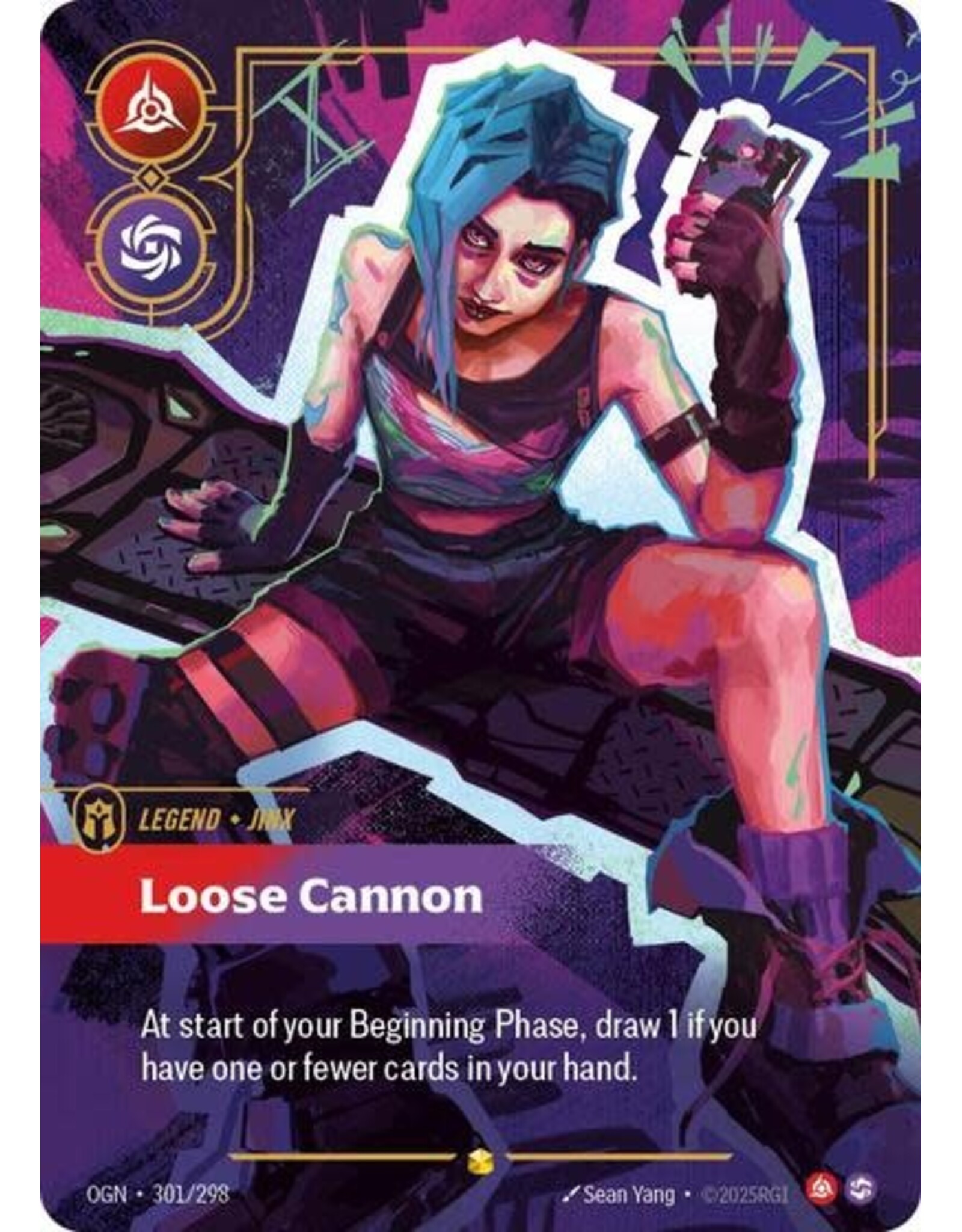 Jinx - Loose Cannon (Overnumbered) - 301/298 (Foil, Showcase)