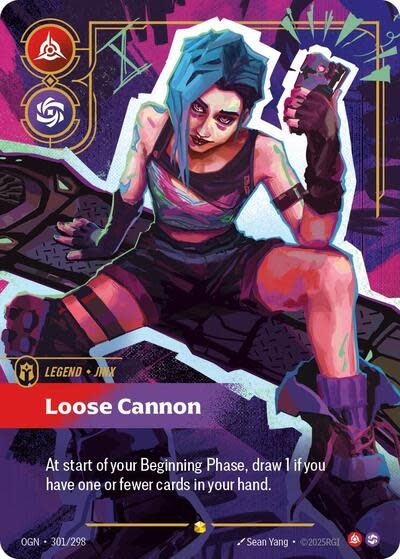 Jinx - Loose Cannon (Overnumbered) - 301/298 (Foil, Showcase)