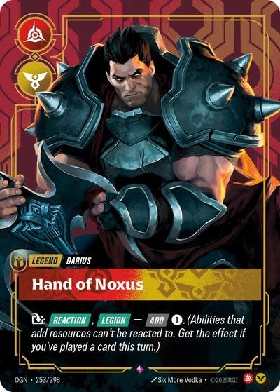 Darius - Hand of Noxus - 253/298 (Foil, Rare)