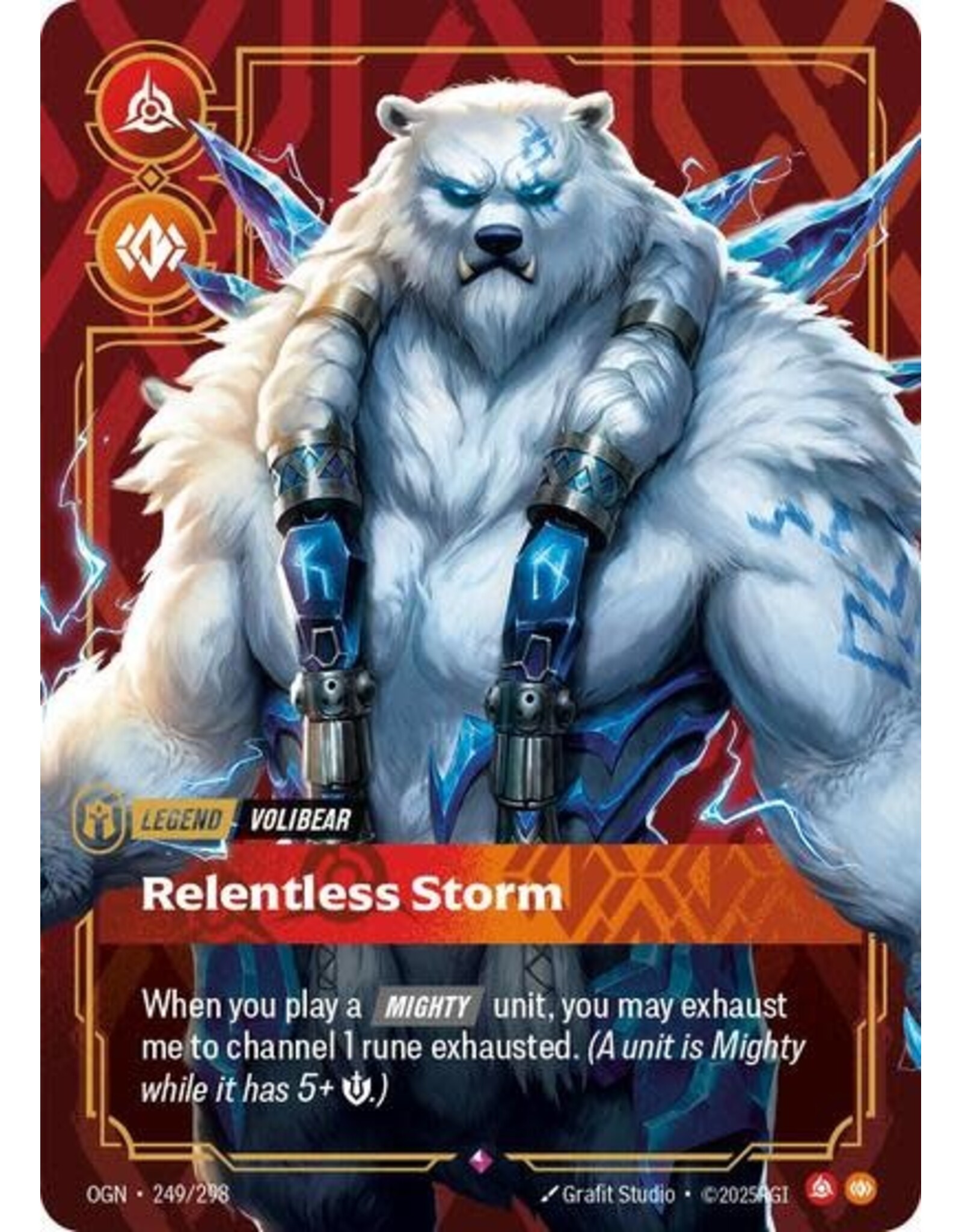 Volibear - Relentless Storm - 249/298 (Foil, Rare)