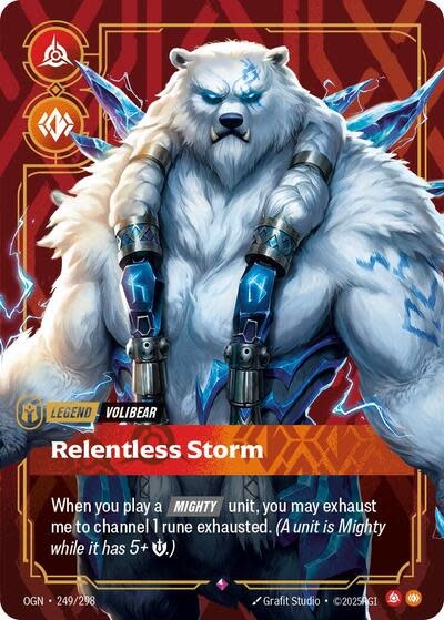 Volibear - Relentless Storm - 249/298 (Foil, Rare)