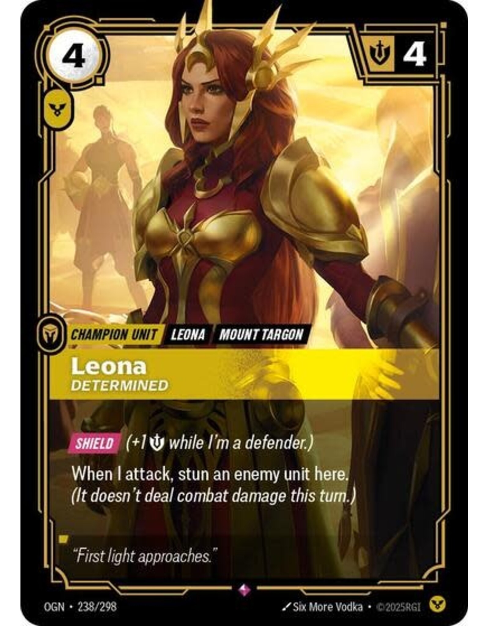 Leona - Determined - 238/298 (Foil, Rare)