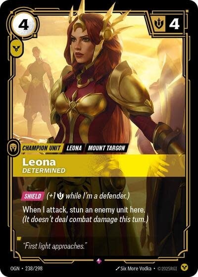 Leona - Determined - 238/298 (Foil, Rare)